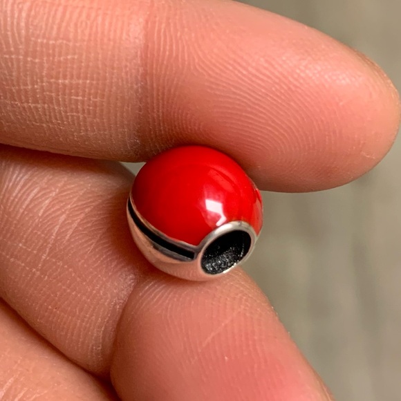NWOT Pokemon Pokeball Poke Ball Pocket Monster Capture Ball Charm Silver 925 - Picture 10 of 10